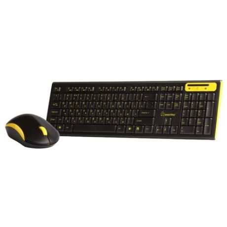 Клавиатура и мышь SmartBuy SBC-23350AG-KY Black-Yellow USB