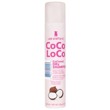 Lee Stafford сухой шампунь Coсo Loсo Coconut, 200 мл