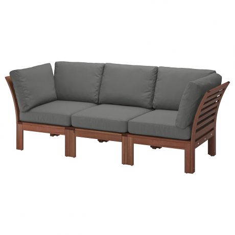 IKEA - ЭПЛАРО 3-местный модульный диван, садовый