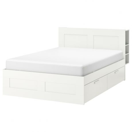 IKEA - БРИМНЭС Каркас кровати с изголовьем