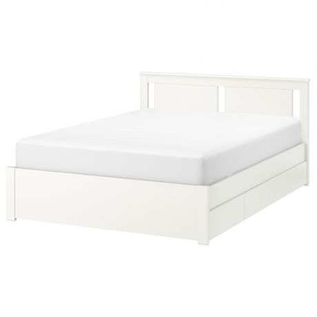 IKEA - СОНГЕСАНД Каркас кровати с 4 ящиками