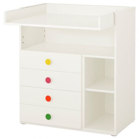 IKEA - СТУВА / ФОЛЬЯ Пеленальный столик с 4 ящиками
