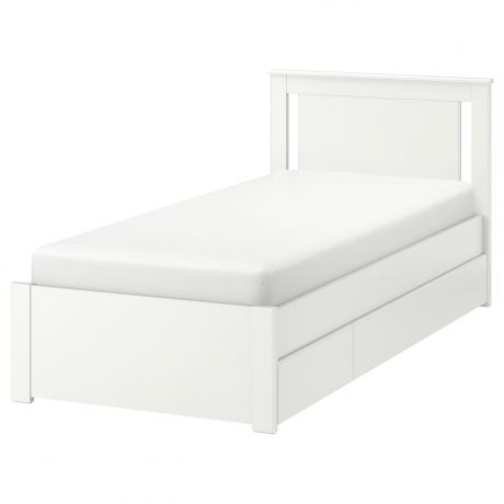 IKEA - СОНГЕСАНД Каркас кровати с 2 ящиками