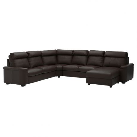 IKEA - ЛИДГУЛЬТ Угловой диван-кровать, 6-местный