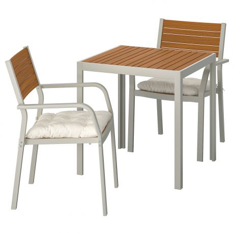 IKEA - ШЭЛЛАНД Садовый стол и 2 легких кресла