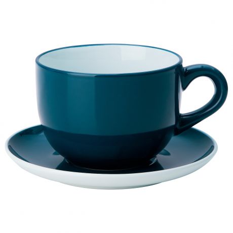 IKEA - НОРДБИ Чашка чайная с блюдцем