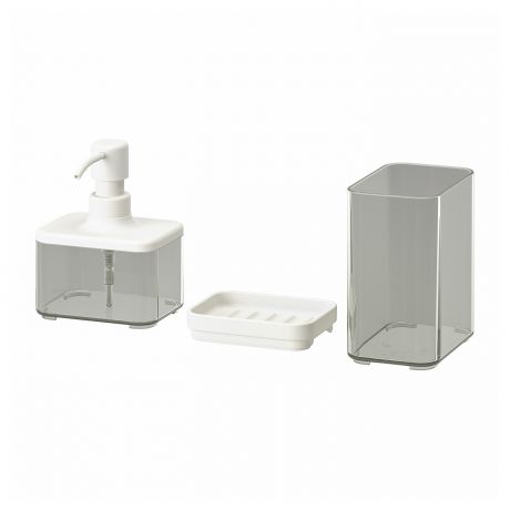 IKEA - БРОГРУНД Набор для ванной,3 предмета