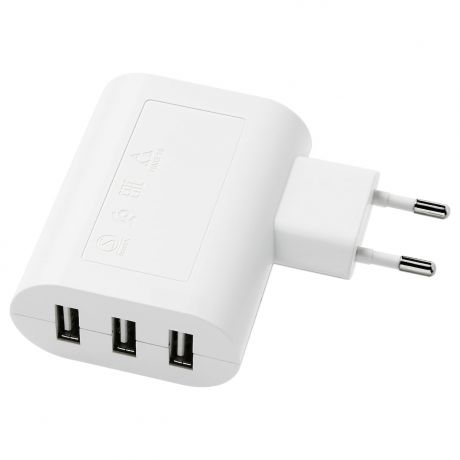 IKEA - КОПЛА Зарядное устройство/3 USB-порта
