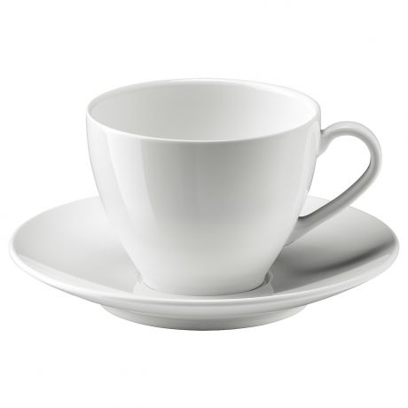 IKEA - ВЭРДЕРА Чашка кофейная с блюдцем