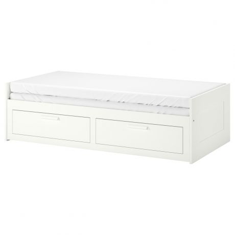 IKEA - БРИМНЭС Каркас кровати-кушетки с 2 ящиками