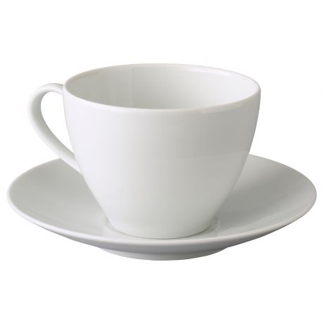 IKEA - ВЭРДЕРА Чашка чайная с блюдцем