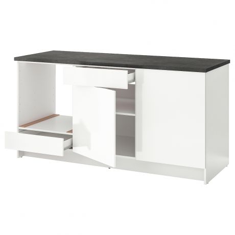 IKEA - КНОКСХУЛЬТ Напольный шкаф с дверцами и ящиком