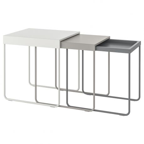 IKEA - ГРАНБОДА Комплект столов, 3 шт
