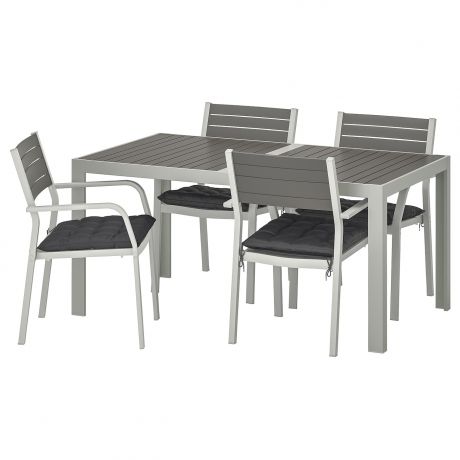 IKEA - ШЭЛЛАНД Стол+4 кресла, д/сада