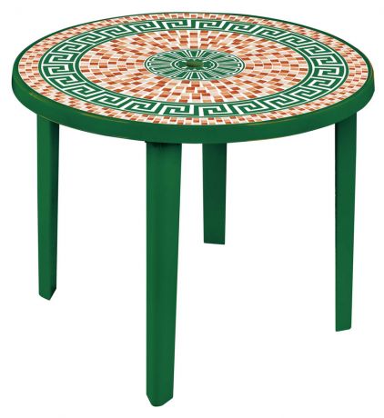 Стол не раскладной «Мозаика», темно-зеленый, 90х90 см