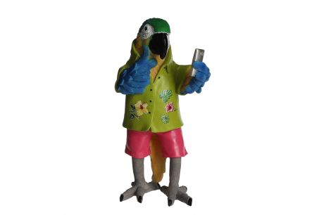 Декоративная фигурка Попугай с телефоном