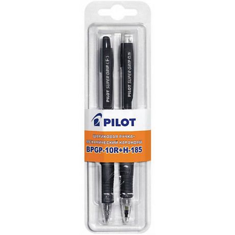 Pilot Канцелярский набор Pilot Чёрная ручка и механический карандаш H105