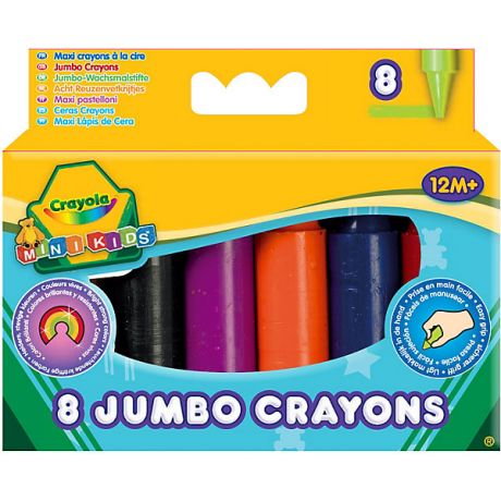 Crayola Восковые мелки Crayola "Mini Kids" для самых маленьких