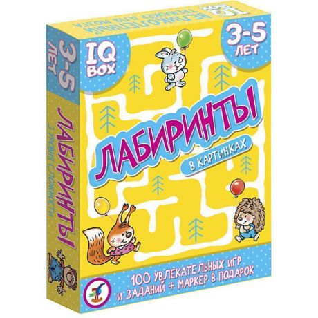 Дрофа-Медиа Карточная игра IQ Box "Лабиринты: 3-5 лет"