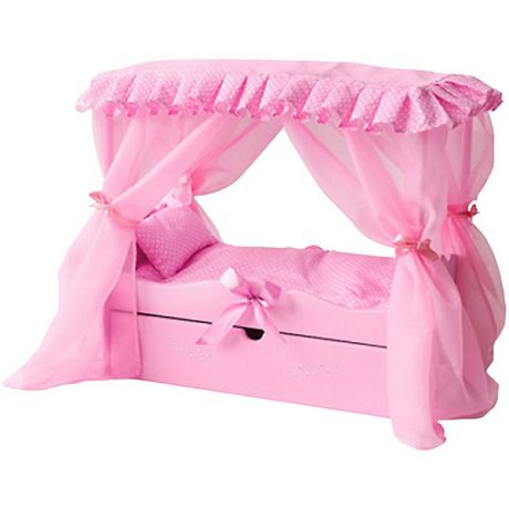 PAREMO Кровать для кукол Paremo с постельным бельём