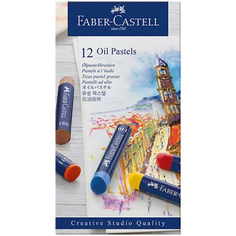 Faber-Castell Пастель масляная Faber-Castell Oil Pastels, 12 цветов