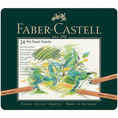 Faber-Castell Пастельные карандаши Faber-Castell Pitt Pastel, 24 цветов