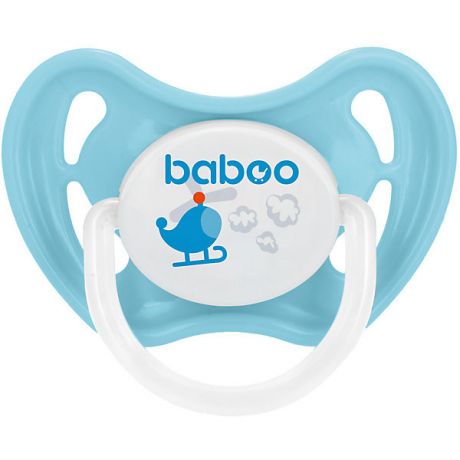 Baboo Соска-пустышка латексная Baboo Tansport с 6 мес