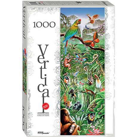 Степ Пазл Мозаика "puzzle" 1000 "Джунгли" (Панорама)