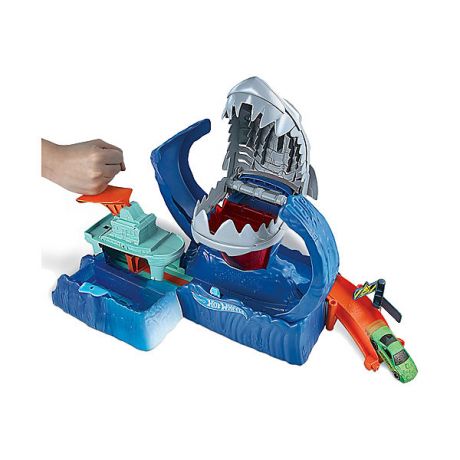 Mattel Игровой набор Hot Wheels City Ледяная акула