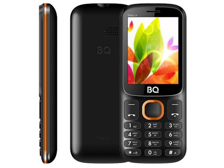 Сотовый телефон BQ 2440 Step L+ Black-Orange