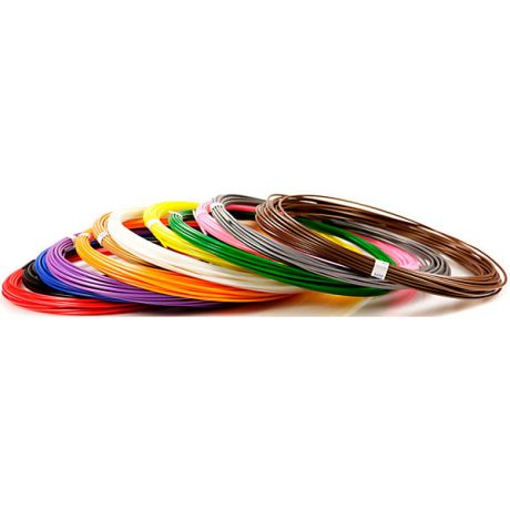 Unid Набор пластика для 3D ручек Unid ABS-12 10 цветов, 10 м каждый