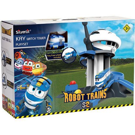 Silverlit Игровой набор Silverlit Robot Trains "Дозорная башня"