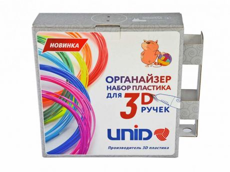 Аксессуар Unid Набор-органайзер с пластиком PLA-20 20 цветов по 10m ORG-PLA20F