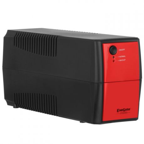 Источник бесперебойного питания ExeGate Power Back BNB-600 600VA Black-Red 254853