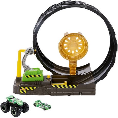 Mattel Игровой набор Hot Wheels Monster Trucks Мертвая петля