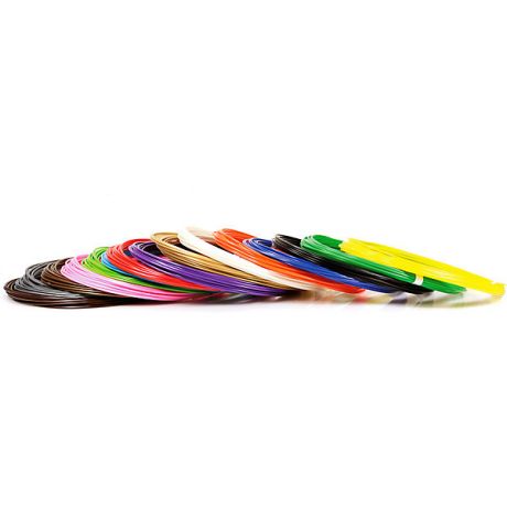 Unid Набор пластика для 3D ручек Unid ABS-15 15 цветов, 10 м каждый