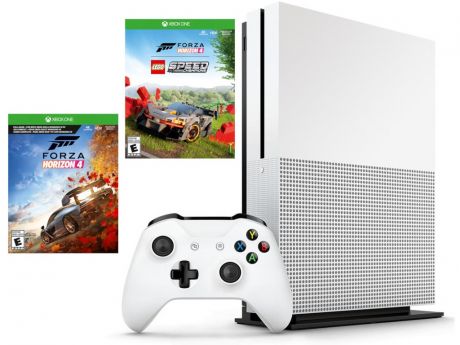 Игровая приставка Microsoft Xbox One S 1Tb + Forza Horizon 4 + Lego DLC 234-01131