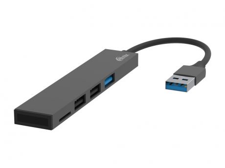 Хаб USB Ritmix CR-4315 USB - 2xUSB 2.0 / USB 3.0 Metal