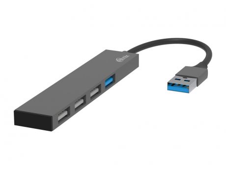 Хаб USB Ritmix CR-4406 USB - 3xUSB 2.0 / USB 3.0 Metal