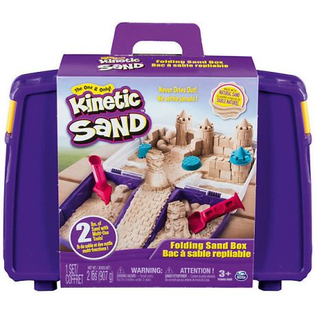 Spin Master Набор для лепки Kinetic Sand с песочницей