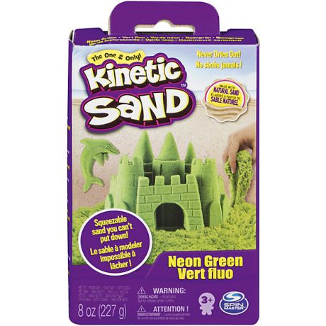 Kinetic sand Игровой набор Kinetic Sand "Кинетический песок", зеленый