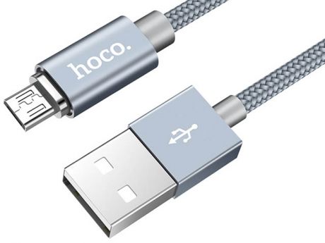 Аксессуар Hoco U40Am USB - MicroUSB Magnetic Adsorption Grey