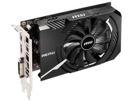 Видеокарта MSI GeForce GTX 1650 D6 Aero ITX OC 1620MHz PCI-E 3.0 4096Mb 12000Mhz 128-bit DL-DVI-D DP HDMI