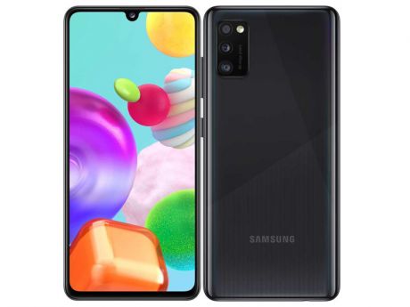 Сотовый телефон Samsung SM-A415F Galaxy A41 4Gb/64Gb Black Выгодный набор + серт. 200Р!!!