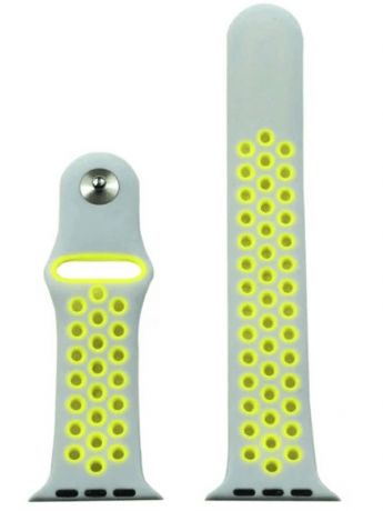 Аксессуар Ремешок Eva Nike для APPLE Watch 42/44mm Grey-Yellow AWA012WY