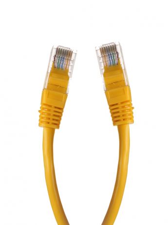 Сетевой кабель Gembird Cablexpert UTP cat.5e 20m Yellow PP12-20M/Y