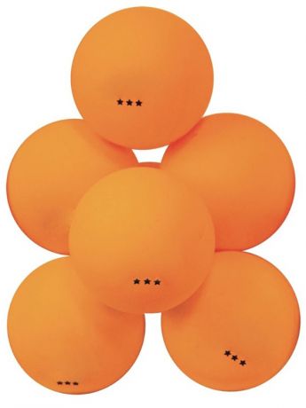 Мячи для настольного тенниса Atemi 3 6шт Orange