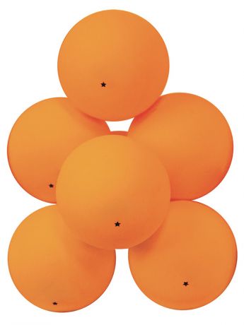 Мячи для настольного тенниса Atemi 1 6шт Orange
