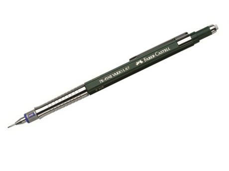 Карандаш механический Faber-Castell TK-Fine Vario L 0.7mm с ластиком Dark-Green 135700