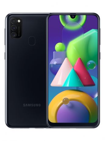 Сотовый телефон Samsung SM-M215F Galaxy M21 4Gb/64Gb Black Выгодный набор для Selfie + серт. 200Р!!!